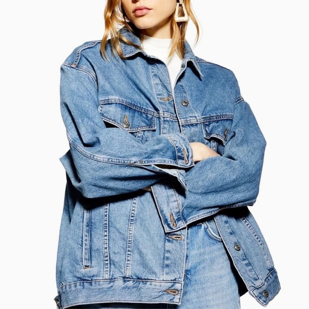 Topshop | Oversized Denim Jacket